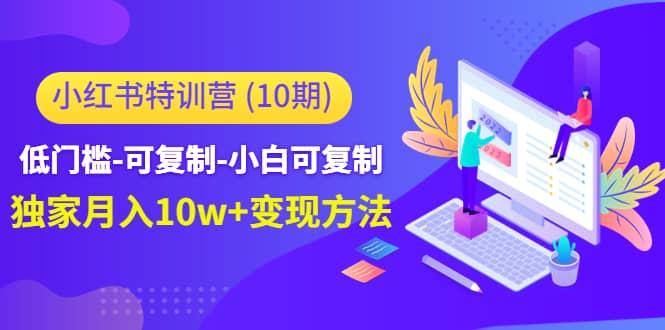 小红书特训营(第10期)低门槛-可复制-小白可复制
