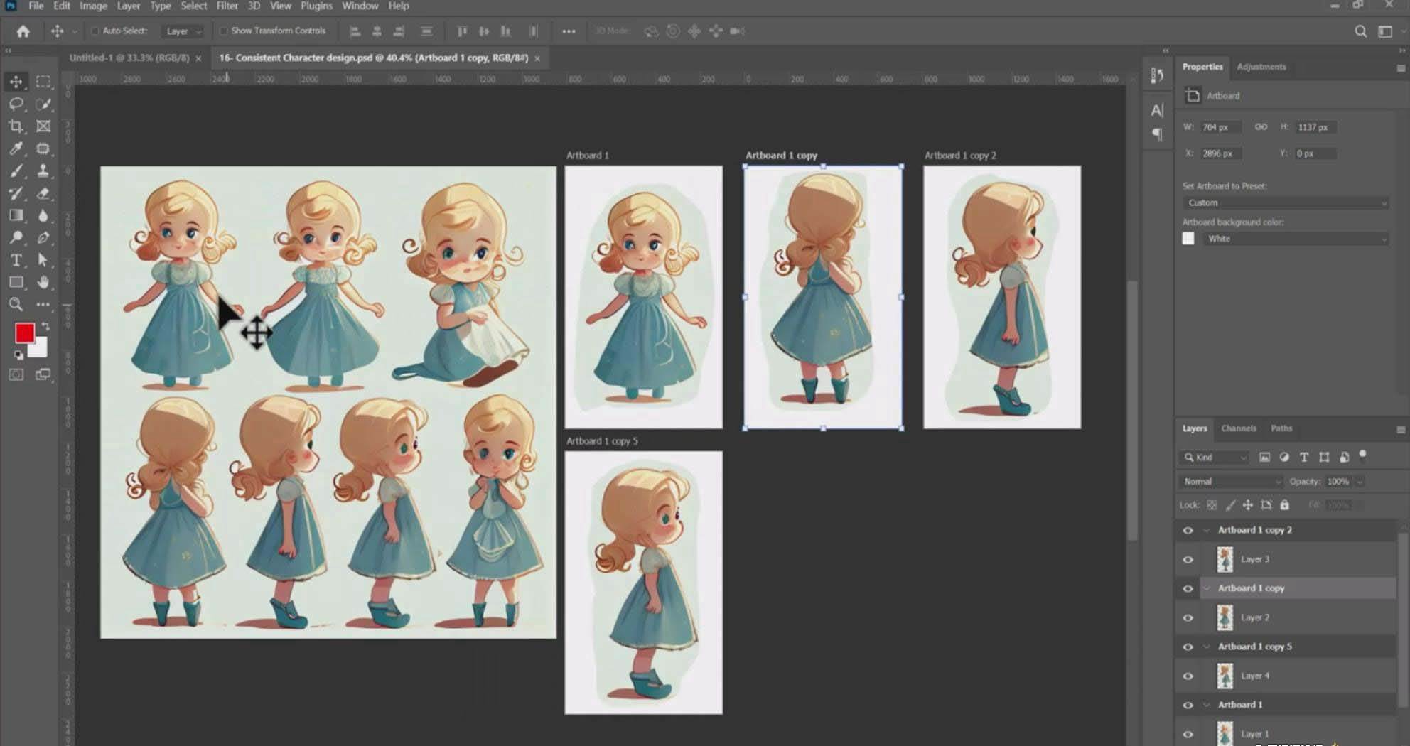 掌握 MidJourney V5 AI + ChatGPT创建一致的角色设计图像-22节课-中英字幕