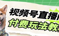 视频号美女付费无人直播,轻松日入500+【详细玩