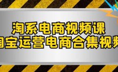 淘系-电商视频课,淘宝运营电商合集视频(33节课)