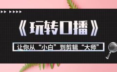 月营业额700万+大佬教您《玩转口播》让你从“小白”到剪辑“大师”