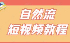 【瑶瑶短视频】自然流短视频教程，让你更快理解做自然流视频的精髓