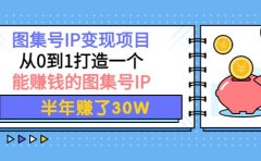 图集号IP变现项目：从0到1打造一个能赚钱的图集号IP