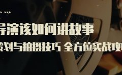 导演该如何讲故事：策划与拍摄技巧 全方位实战攻略（8节课 原价799）