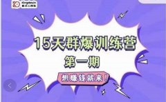 金抖云Peter《15天群爆训练营》，破解抖音玄学，群爆心法，起号方式