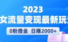 2023美女流量变现最新玩法