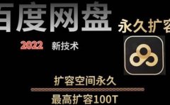 百度网盘无限扩容技术，外面卖399的，自用或出售都可以