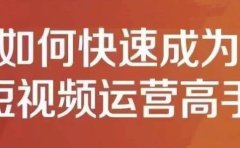 孤狼短视频运营实操课，零粉丝助你上热门，零基础助你热门矩阵