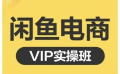 闲鱼电商零基础入门到进阶VIP实战课程,帮助你掌握闲鱼电商所需的各项技能
