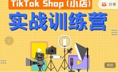 疯人院TikTok Shop小店先疯训练营,开启2022年海外小店带货,从0到1掌握TK小店运营技巧