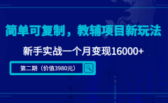 简单可复制，教辅项目新玩法（第2期+课程+资料)