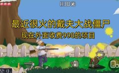 外面收费998的项目,最近很火的戴夫大战僵尸,还没烂大街,现在玩定能吃肉