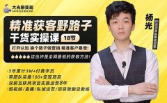 杨光·精准获客野路子:黑科技+快速加人玩法 个微7天加1000 企微爆加5w好友