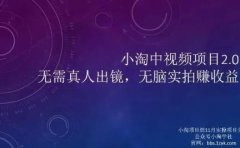 小淘项目组网赚永久会员,绝对是具有实操价值的,适合有项目做需要流程【持续更新】