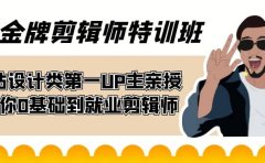 60天-金牌剪辑师特训班 B站设计类第一UP主亲授 带你0基础到就业剪辑师