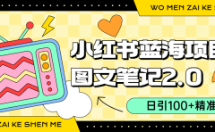 小红书图文笔记2.0玩法,日引100+精准粉,卖小吃配方月入过10000(附配方)