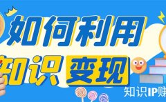 知识IP变现训练营：手把手带你如何做知识IP赚钱，助你逆袭人生