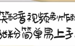 搞笑配音视频制作教程，大流量领域，简单易上手，亲测10天2万粉丝
