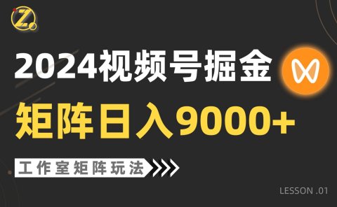 【蓝海项目】2024视频号自然流带货,工作室落地玩法,单个直播间日入9000+