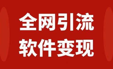 全网引流,软件虚拟资源变现项目,日入1000+