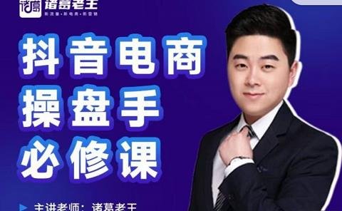 诸葛老王-抖音电商操盘手必修课:顶层设计,起号破局,爆款运营,数据分析