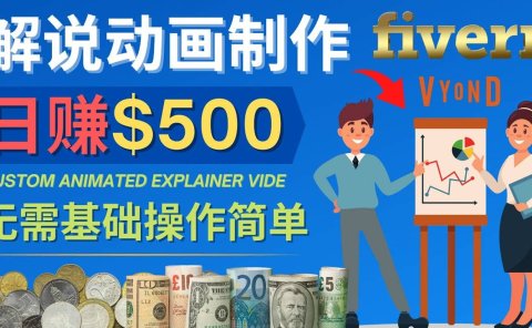 制作解说类动画视频（Animated Explainer）日赚500美元以上 - 0基础可操作