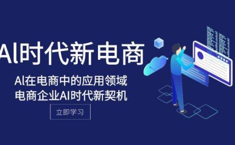 Al-时代新电商,Al在电商中的应用领域,电商企业AI时代新契机