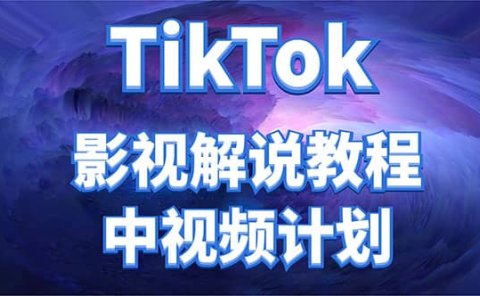 外面收费2980元的TikTok影视解说、中视频教程