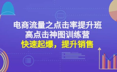 电商流量之点击率提升班+高点击神图训练营：快速起爆，提升销售