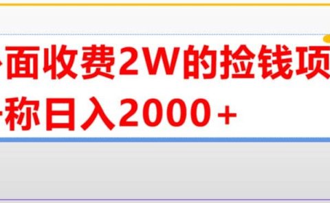 外面收费2w的直播买货捡钱项目,号称单场直播撸2000+【详细玩法教程】
