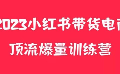 小红书电商爆量训练营，月入3W+！可复制的独家养生花茶系列玩法