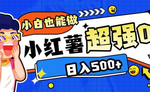 小红书代发作品超强日入300+轻轻松松