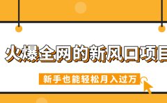 火爆全网的新风口项目,借助人工智能AI算命,精准预测命运,新手也能轻松月入过万
