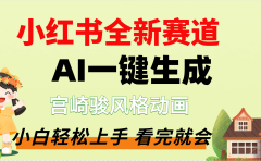 疯了,宫崎骏动画片,居然可以用AI一键生成了