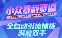 楠—小众暴利赛道(球鞋定制,二创项目)实体+私域2025王炸组合