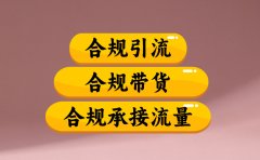 合规引流、合规并且高效地做带货、合规承接流量（揭秘）