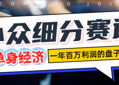 单身经济赛道,一天1000+